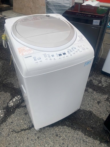 NO B883?福岡市内配送設置無料✨?AW-9V5-N 縦型洗濯乾燥機 サテンゴールド [洗濯9.0kg /乾燥4.5kg /ヒータ