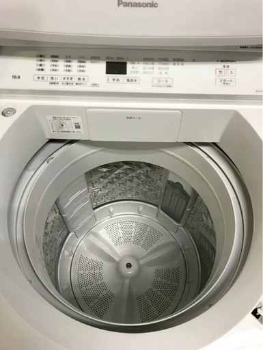 【成約済み】【6ヶ月保証】【分解清掃】Panasonic 洗濯機 NA-FA100H9 洗濯10kg   2021年製