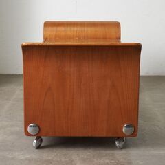 【発送の場合は即購入不可】 G-PLAN チューリップテーブル センターテーブル ガラス チーク 英国 ヴィンテージ コーヒーテーブル キャスター 北欧 スタイル 85565の画像