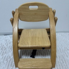キッズチェア ローチェア テーブル付き 木製の画像