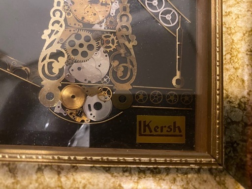 ヴィンテージ　ロンドン Kersh 壁掛け時計　証明書付き
