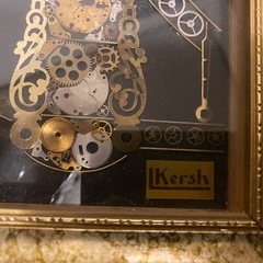 ヴィンテージ　ロンドン Kersh 壁掛け時計　証明書付きの画像