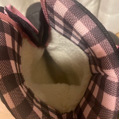 長靴　長靴の形の起毛のインナー付き　21〜22センチの画像