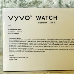 新品未開封 Vyvo「Watch Generation 2」スマートウォッチの画像