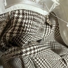 チェックワンピース Mサイズの画像