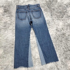 AZUL BY MOUSSY ワイドレッグデニム 26の画像