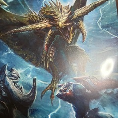 モンハン　一番くじ　b賞　ポスターアートの画像