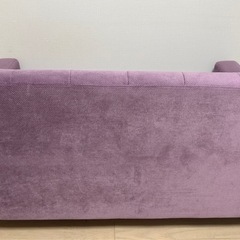 【紫ソファーお譲りします】の画像