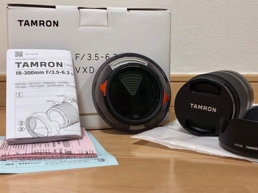 TAMRON18-300F3.5-6.3 (Eマウント)φ67可変レンズフィルター付き お取引場所変更可