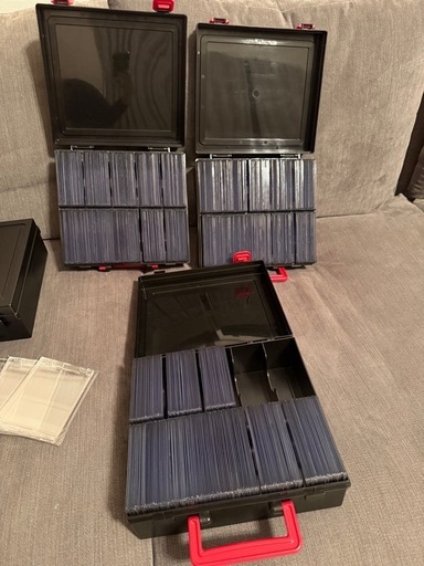 (未使用品)カードケース6個　ローダー600枚以上　セット　お得　引退