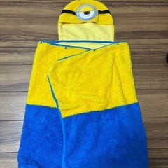 ミニオン　フード付きブランケッタの画像