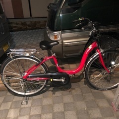 YAMAHA PAS（レッド） 電動アシスト自転車の画像