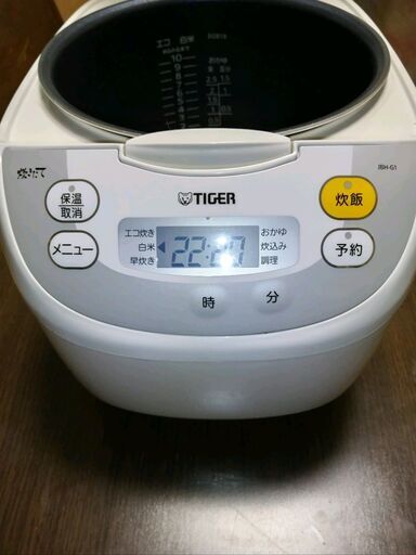 TIGER　炊きたて炊飯ジャー　JBH-G181　１升炊き