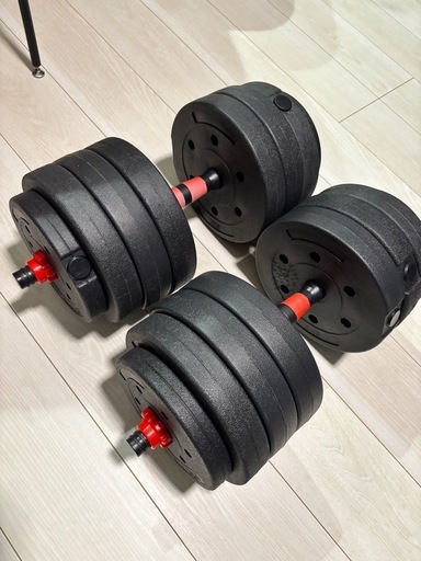 （決まりました！）可変式ダンベルセット20㎏×2個セット