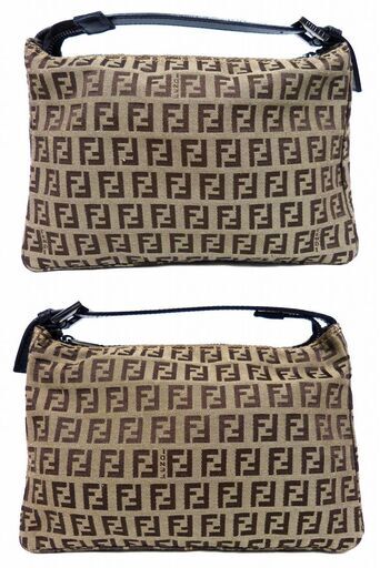 ミニバック　FENDI　ハンドバック　茶色　カード・布袋付　良品