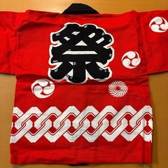 法被　赤の画像