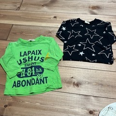 男の子　80 長袖Tシャツの画像