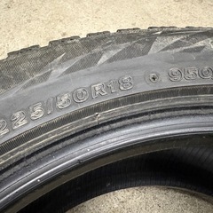 BS VRX2 225/50R18 4本 スタッドレスタイヤ中古 溝あり エスティマエリシオンアルファードなどにの画像