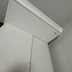 ニトリ シングルベッド 収納・コンセント付き ほわいホワイトの画像