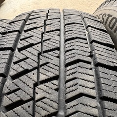 BS VRX2 165/65R14 4本 バリ溝スタッドレスタイヤ中古 ハスラータンクルーミーパッソなどにの画像