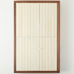 無印セミダブル収納ベッドの画像