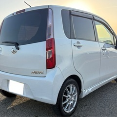 パールホワイト‼️車検付‼️ダイハツ‼️ムーブ‼️オプション多数‼️フルエアロセット差し上げます‼️の画像
