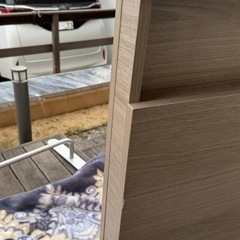 シモンズ　セミダブルベッドフレーム　背もたれのみの画像