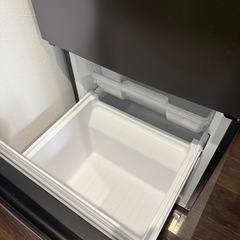 2段　冷蔵庫　黒の画像