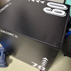 MUSCLE FACTORY プライオボックス ソフト 50×60×70cm プライオメトリクス ボックス 昇降台 ジャンプ台 ステップ台 跳び箱 3in1 体幹 トレーニングの画像