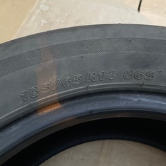 185/65R14 タイヤ　２本　NEXTRY ホイールなしの画像