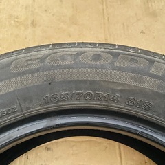 165/70R14 4本　ECOPIA タイヤ　ホイールなしの画像