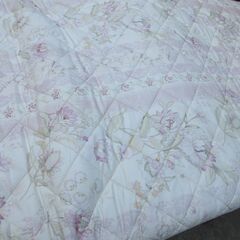 高級敷布団　美品　シングル　100x210cm マットレス　クラシック花柄ピンクの画像