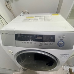 ドラム式洗濯機SHARP ES-ZH1-WR 相模原市　　の画像