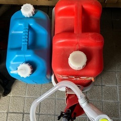 灯油缶　電動ポンプの画像