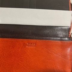 TAKEOKIKUCHI長財布、本日限定おまけ鼻セレブ5箱、エルメス紙袋3つの画像