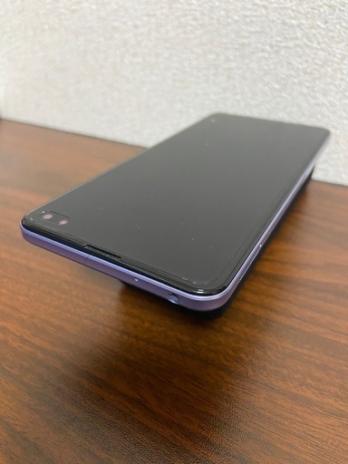【美品】SIMフリー AQUOS sense4 plus パープル128GB 6.7インチ Android スマホ 