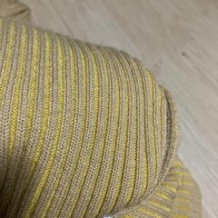 AZUL by MOUSSY ベージュ ロングニットワンピース Mの画像