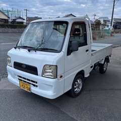 福岡★サンバー★４ＷＤ・5MT低速ELギア付！ミニライト★4気筒★軽トラ！ゴムマット★交渉&交換の画像