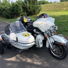 ハーレーダビットソンサイドカーの画像