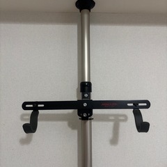 室内自転車スタンド　 突っ張り式バイクタワー　2台用　自転車　バイクの画像