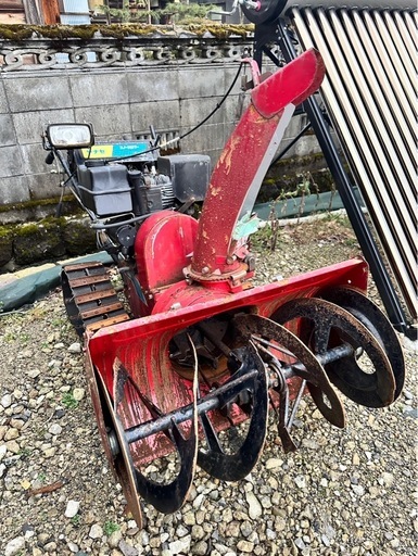 早い人優先します！除雪機