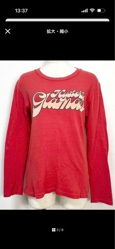 hysteric glamor grunge ガール　ロンT赤