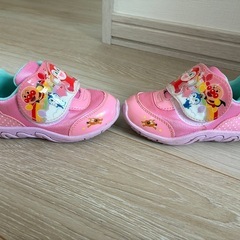 【14cm】アンパンマン スニーカー（ドキンちゃん）1シーズン着用の画像