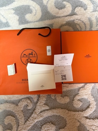 新品未使用　HERMES シルクスカーフ　札幌大丸店購入　正規品