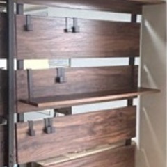 〈超美品〉横幅80cm ブラウン　パーテーションの画像