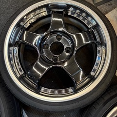 SSR SP1R 16インチ　6.5j PCD100 4本セット 深リム　プロボックス　サクシード等　NBOXより取り外しの画像
