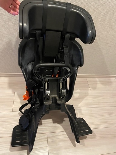 電動自転車 前乗りチャイルドシートとラボクルレインカバーセット