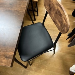 【リサイクル市場エコ伊川谷】2Pダイニングテーブル 2Pダイニングテーブル 横幅80高さ80奥行70.5cm【取りに来られる方限定】の画像