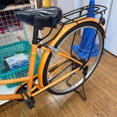 リユースのサカイ東金店 自転車26インチ オレンジ ※サビあり TJ17918の画像