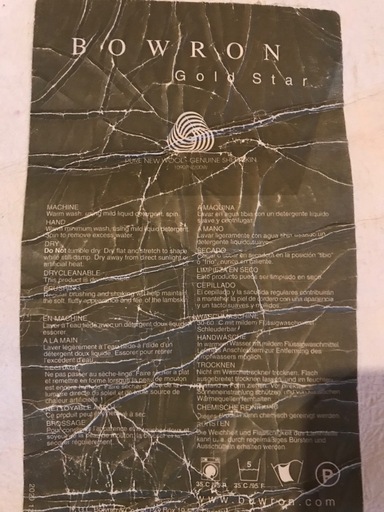 クリーム色 羊毛ラグ 約80cm x 120cm